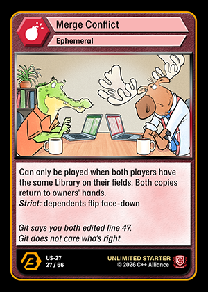 Merge Conflict, Event